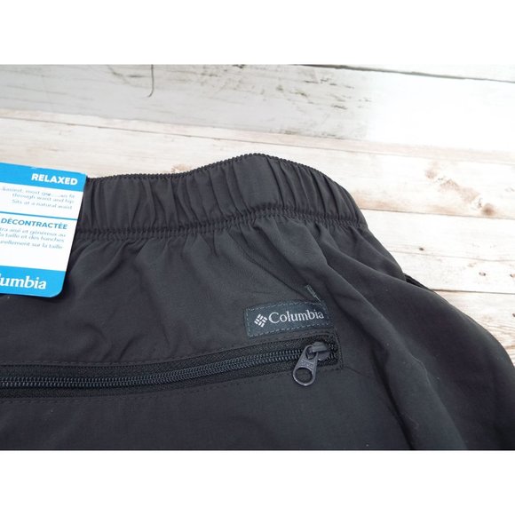 Columbia Gray Relaxed Mesh Lined Nylon Activewear Shorts - Picture 5 of 8